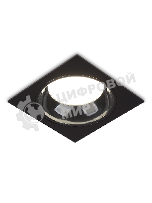 Светильник Ambrella light TN52342 SBK/GBK черный песок/черный глянец GX53 max 12W 115*115*25