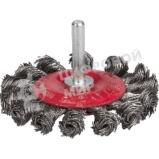 Кордщетка STAYER 35115-075_z01дисковая для дрели плетеные пучки проволоки 0.5мм 75мм