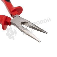 Тонкогубцы Rexant 160 мм никелированные, двухкомпонентные рукоятки