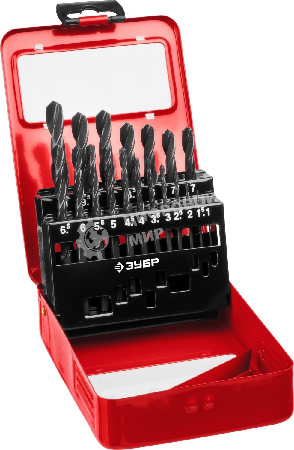 Набор сверл по металлу Зубр Мастер 29605-H19 19 шт d=1-10 мм быстр.реж.сталь