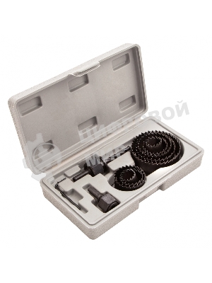 Набор кольцевых пил Matrix по дереву, 19-64 мм 11 предм