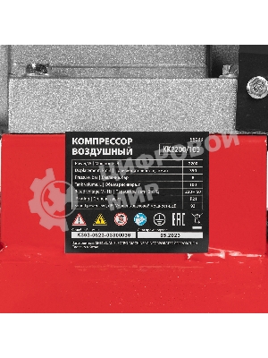 Компрессор воздушный КК-2200/100, 2,2 кВт, 350 л/мин, 100 л, прямой привод, масляный MTX