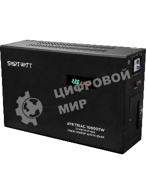 Стабилизатор напряжения Smartwatt AVR Triac 10000TW 10000ВА черный