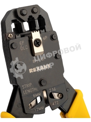 Кримпер Rexant HT-200R для обжима 10P10C, 8P8C, 6P6C, 4P4C