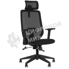 Кресло руководителя Бюрократ MC-511N-H черный Elastic-102 сетка/ткань крестов. пластик