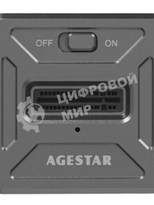 Док Станция SSD M.2 NVME AgeStar 31CBNV1C (GRAY) серый