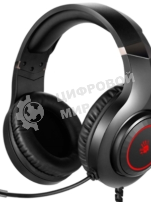 Гарнитура Bloody G220 чёрный, проводная, подсветка