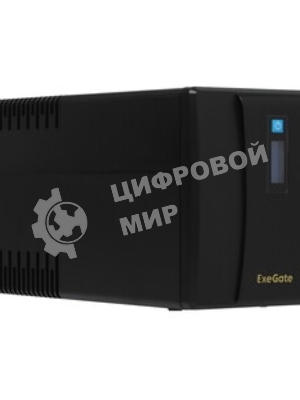 Источник бесперебойного питания ExeGate SpecialPro Smart LLB-1200.LCD.AVR.4SH 1200VA/750W, LCD, AVR, 4*Schuko, черный