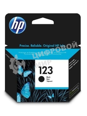 Картридж струйный HP 123 (F6V17AE) черный, 120 стр., для DeskJet 2130