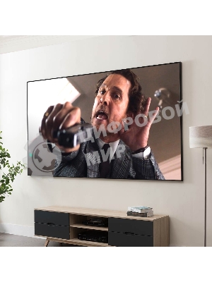 Экран Cinema S'OK 16:9 120' настенно-потолочный, на раме, 266x150 см, рама черный бархат, полотно белый ПВХ