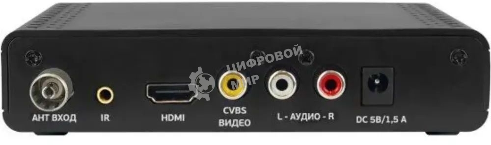 Ресивер DVB-T2 Cadena CDT-2351SB черный
