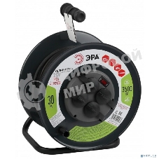 Удлинитель силовой RMx-4es-3x1.5-30m-IP44(KG) на метал. катушке с/з 4гнезда 30м КГ 3х1.5 Эра Б0046844