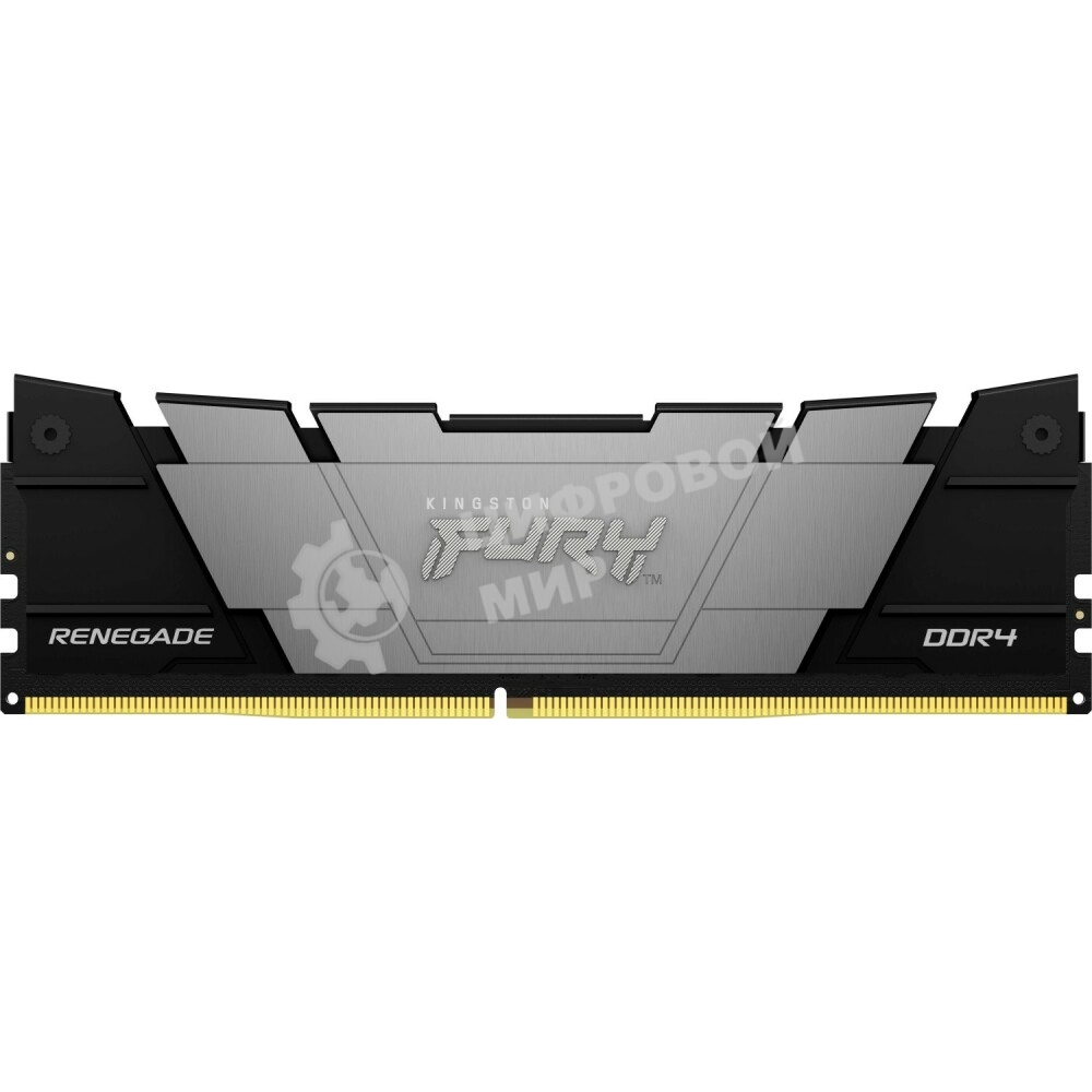 Оперативная память Kingston Fury Beast, DDR4, 32Gb (1x32GB), 3600MHz, CL18, DIMM, радиатор, черный