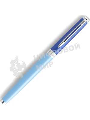 Ручка перьевая Waterman Hemisphere Colour Blocking (2179924) Blue CT, сталь нержавеющая, F, подарочная коробка