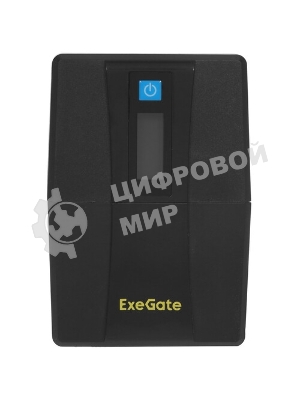 Источник бесперебойного питания ExeGate EP285583RUS SpecialPro Smart LLB-800.LCD.AVR.C13.RJ.USB 800VA/480W, LCD, AVR, 4*IEC-C13, RJ45/11, USB, черный