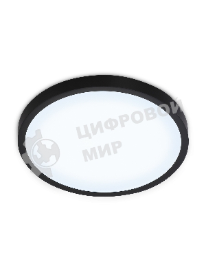 Светильник светодиодный ультратонкий Ambrella light FZ1953 BK черный IP54 20W 5000K D270*15 (Без ПДУ)