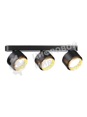 Светильник Ambrella light TN71295/3 BK/GD черный/золото GX53/3 max 12W 400*95*137