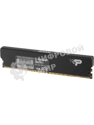 Оперативная память Patriot Signature Premium, DDR5, 16Gb (1x16 GB), 5600 MHz, CL46, DIMM, радиатор, черный