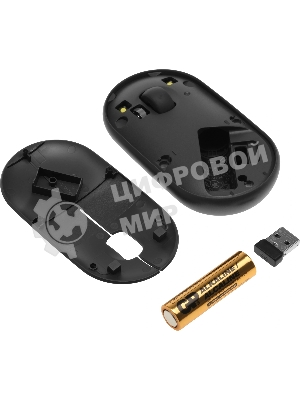 Мышь беспроводная Logitech Pebble M350 графитовый, 1000 dpi, радиоканал, Bluetooth, USB, кнопки - 3