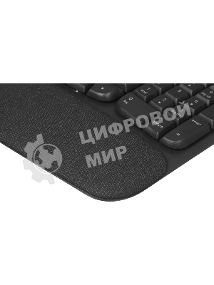 Клавиатура Logitech Wave Keys беспроводная, Bluetooth, радиоканал, серый