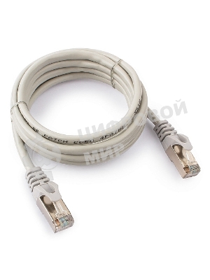 Патч-корд FTP Cablexpert cat.5e, 2м, литой, многожильный серый