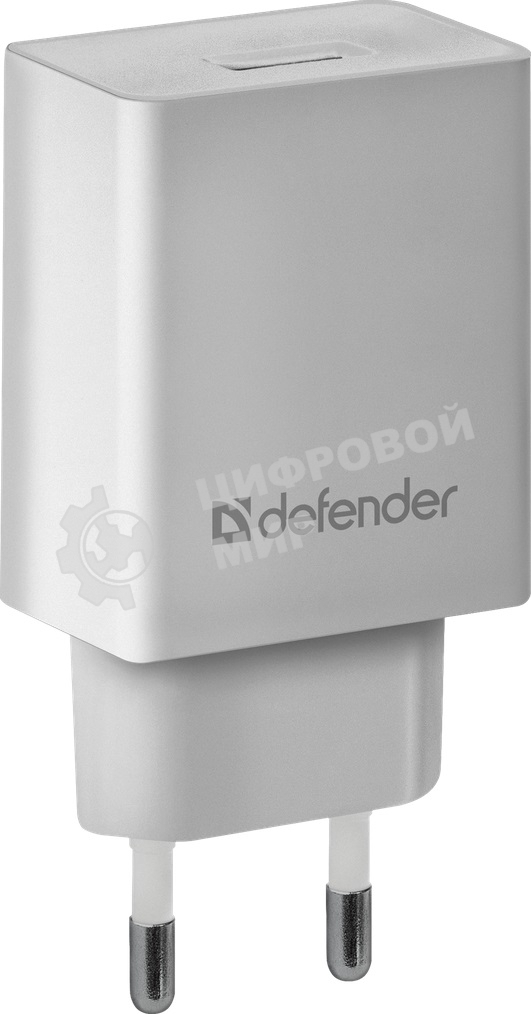 Сетевой адаптер питания Defender 1xUSB, 5V/2.1А, белый (UPA-21)