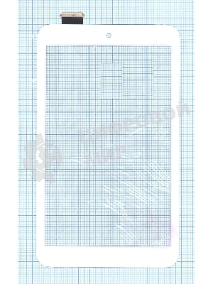 Сенсорное стекло (тачскрин) для Asus MeMO Pad 8 (ME180A) белое