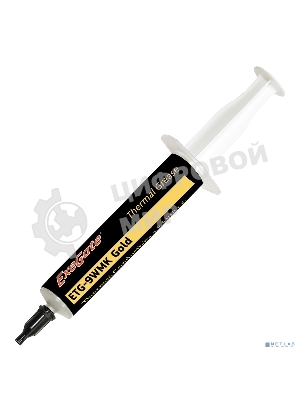 Термопаста ExeGate ETG-9WMK Gold, шприц с лопаткой, 20г