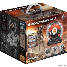 Игровой руль Defender CHALLENGE MINI Руль+ педали, 10кн., 200мм.,USB