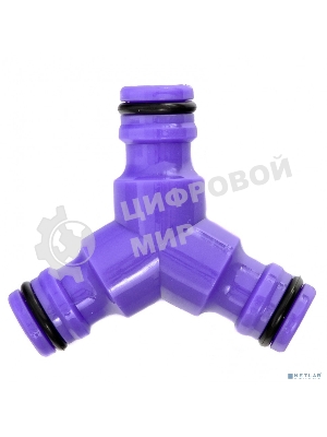 Тройник Palisad для разветвления или соединения, штуцерный, пластмассовый