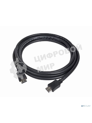 Кабель Cablexpert HDMI CC-HDMI4-20M, 19M/19M, v2.0, медь, позол.разъемы, экран, 20м, черный, пакет