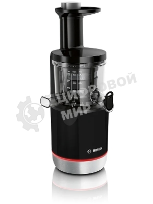 Соковыжималка Bosch MESM731M черный, шнековая вертикальная, 150 Вт, 1000 мл, электронное, реверс