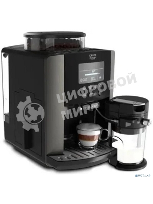 Кофемашина Krups Arabica Latte EA819E10 1450Вт черный/коричневый
