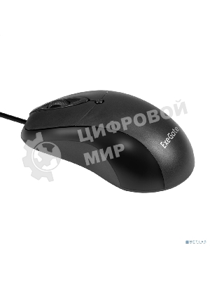 Мышь проводная ExeGate Professional Standard B100 черный, 1000 dpi, USB, кнопки - 3