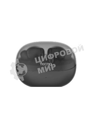 Наушники TWS Tecno Buds 4 черный, внутриканальные, Bluetooth, до 6 ч