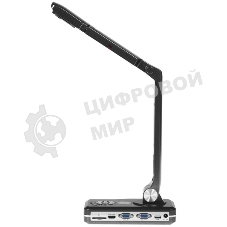 Документ-камера IQBoard [IQView E3511] 5 мегапикселей (разрешение 2592x1944), 100 digital zoom, интерфейсы: HDMI, VGA, USB 2.0, слот для SD card, светодиодная подсветка, A3, встроенное программное обеспечение без установки на ПК