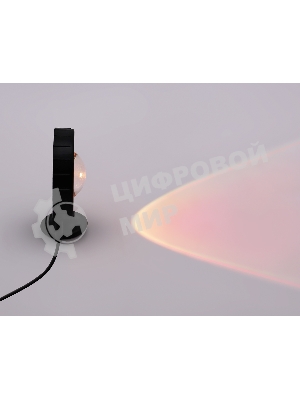 Атмосферная светодиодная настольная лампа Ambrella light DE8383 BK черный LED RGB 3W (ПДУ RGB)