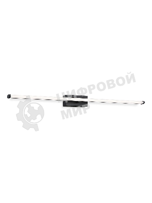 Настенный светодиодный светильник Ambrella light FL6122 BK черный 14W 3000K-6400K 610*45*80