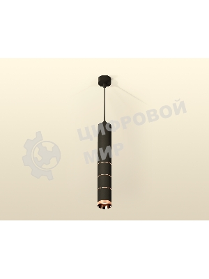 Светильник Ambrella Light XP6302060 SBK/PPG черный песок/золото розовое полированное MR16 GU5.3