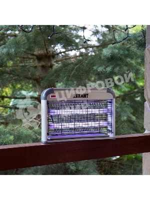 Антимоскитная лампа Rexant 2 х 10 Вт, 220 В (R80)