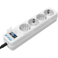 Сетевой фильтр ZIS PILOT Surge protector Pilot SG5 5 outlets (GP), 10A/2.2kVt, automatic circuit-breaker, 5 m