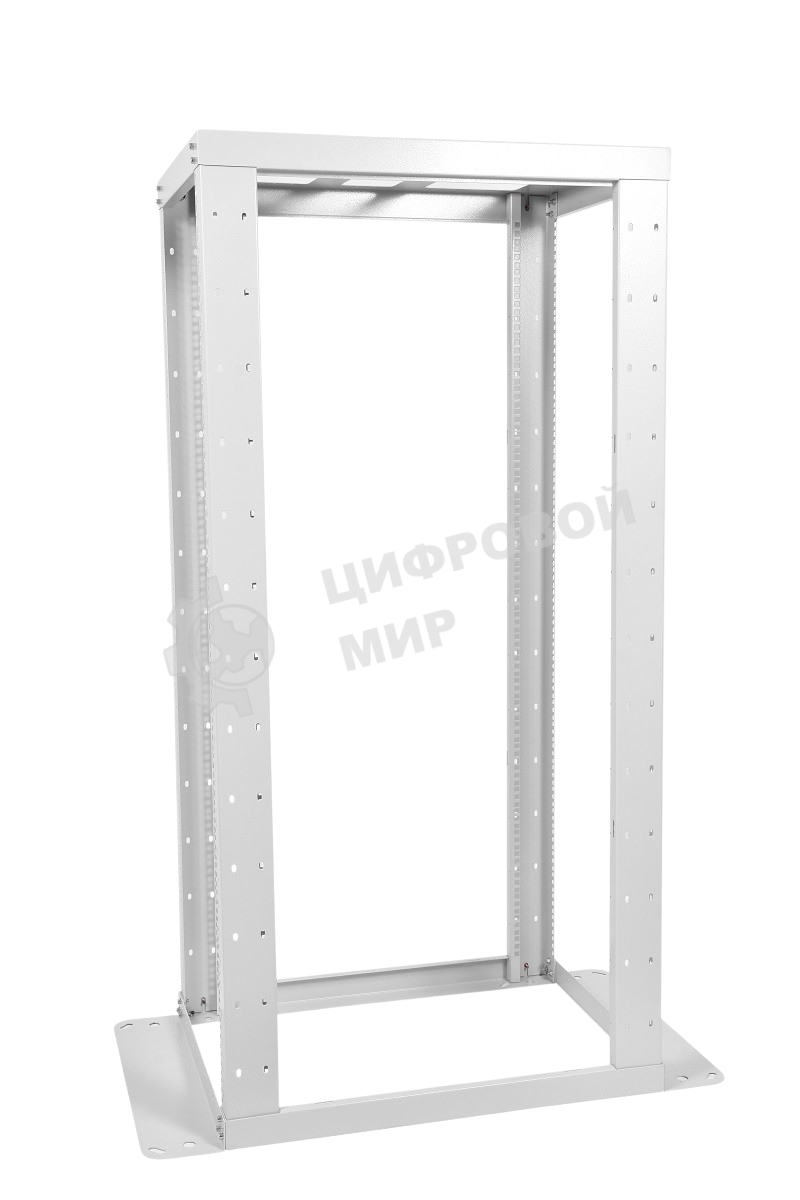 Стойка двухрамная ЦМО СТК-С-45.2.1000 45U 560ммX1280мм направл.закл.гайки 480кг серый