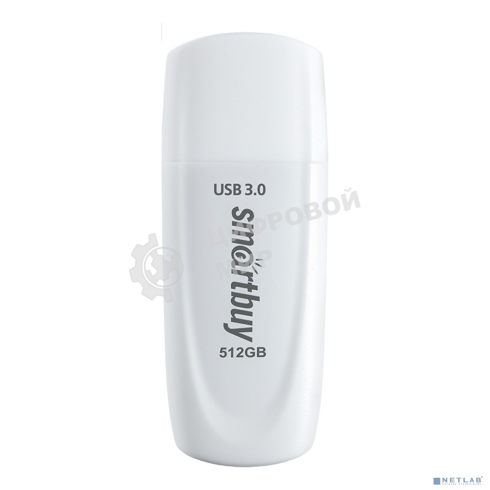 Флешка USB SmartBuy Scout white (SB016Gb3SCW), 16Gb, USB 3.0, R/W 100/40, белый