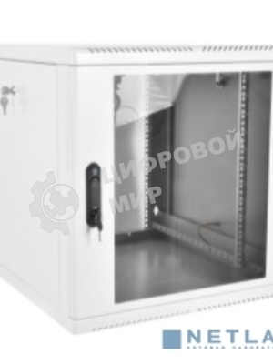 Шкаф телеком. настенный разборный 15U (600х550), съемные стенки, дверь стекло (ШРН-М-15.500) (1 коробка)