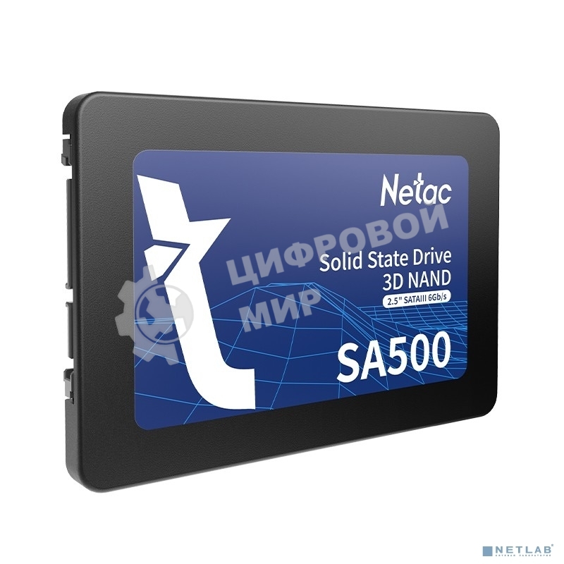 Накопитель SSD Netac SA500, 960Gb, SATA III, 2.5