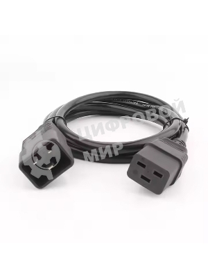 Шнур сетевой Rexant IEC 320 C19 – IEC 320 C20 3x1,5мм², 3м