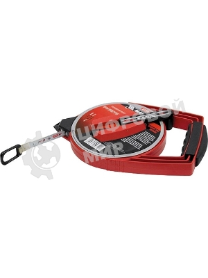 Рулетка геодезическая Matrix MASTER 31226, 50 м х 12,5 мм, металлическая лента, закрытый корпус