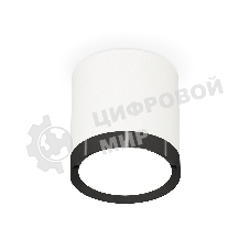 Светильник Ambrella Light XS8141002 SWH/PBK белый песок/черный полированный GX53 (C8141, N8113)