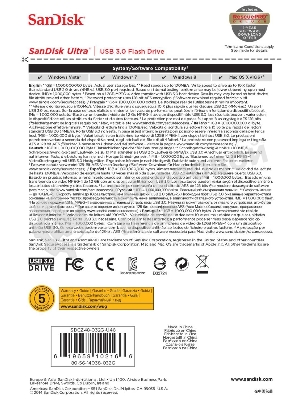 Флешка USB Sandisk 32Gb Ultra SDCZ48-032G-U46 USB3.0 черный