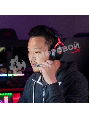 Гарнитура HyperX Cloud II красный, проводная, совместимость с консолями